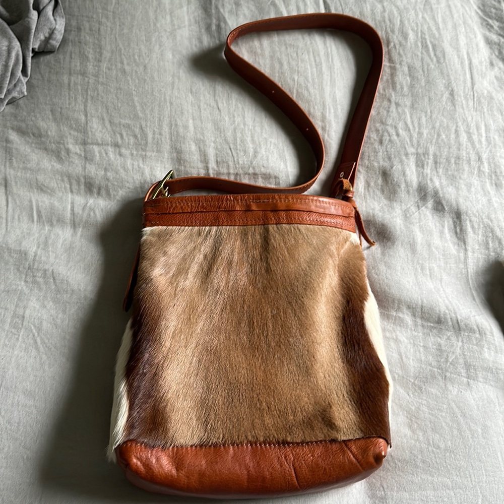 Handmade leather computer bag